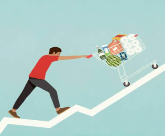 Inflação Sobe em Fevereiro e Atinge o Nível Mais Alto em Dois Anos 